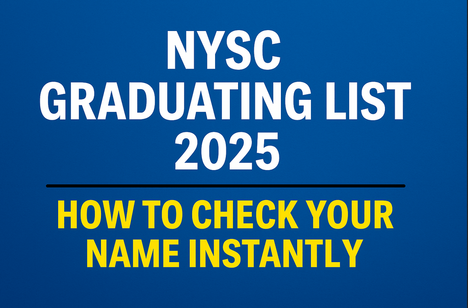 how to check your name on the nysc graduating list