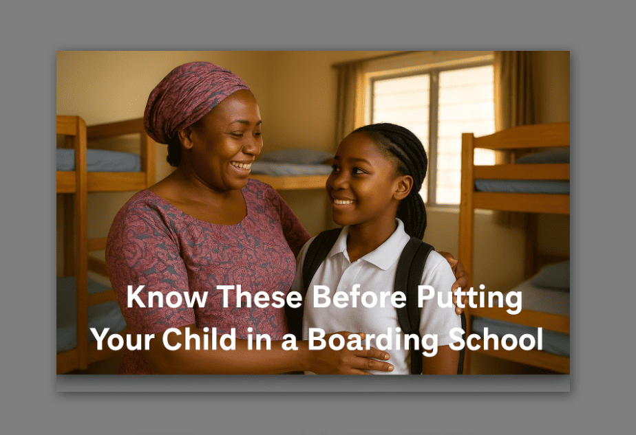 Photo of a Mother and Her Daughter in a Boarding School Facility in Nigeria